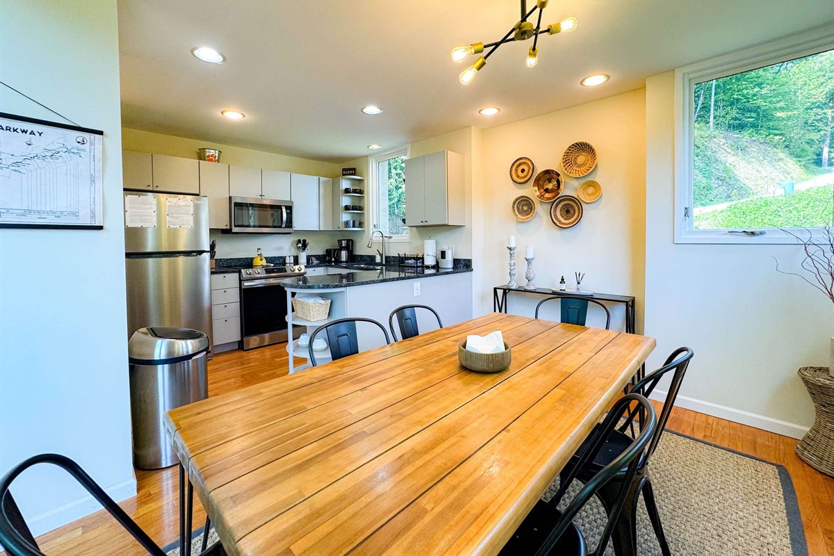 Our dining room area