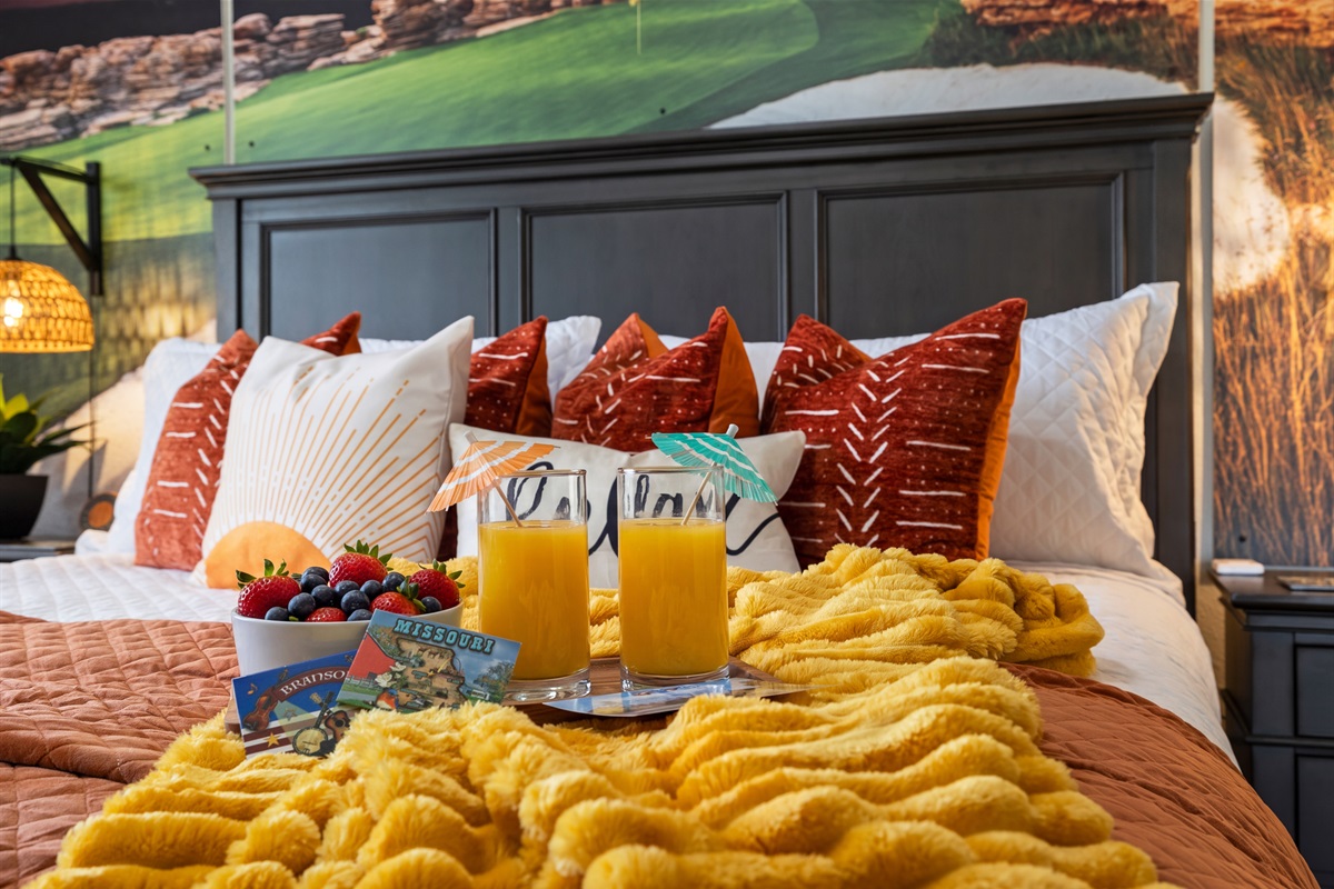 Comfortable enough for breakfast in bed!