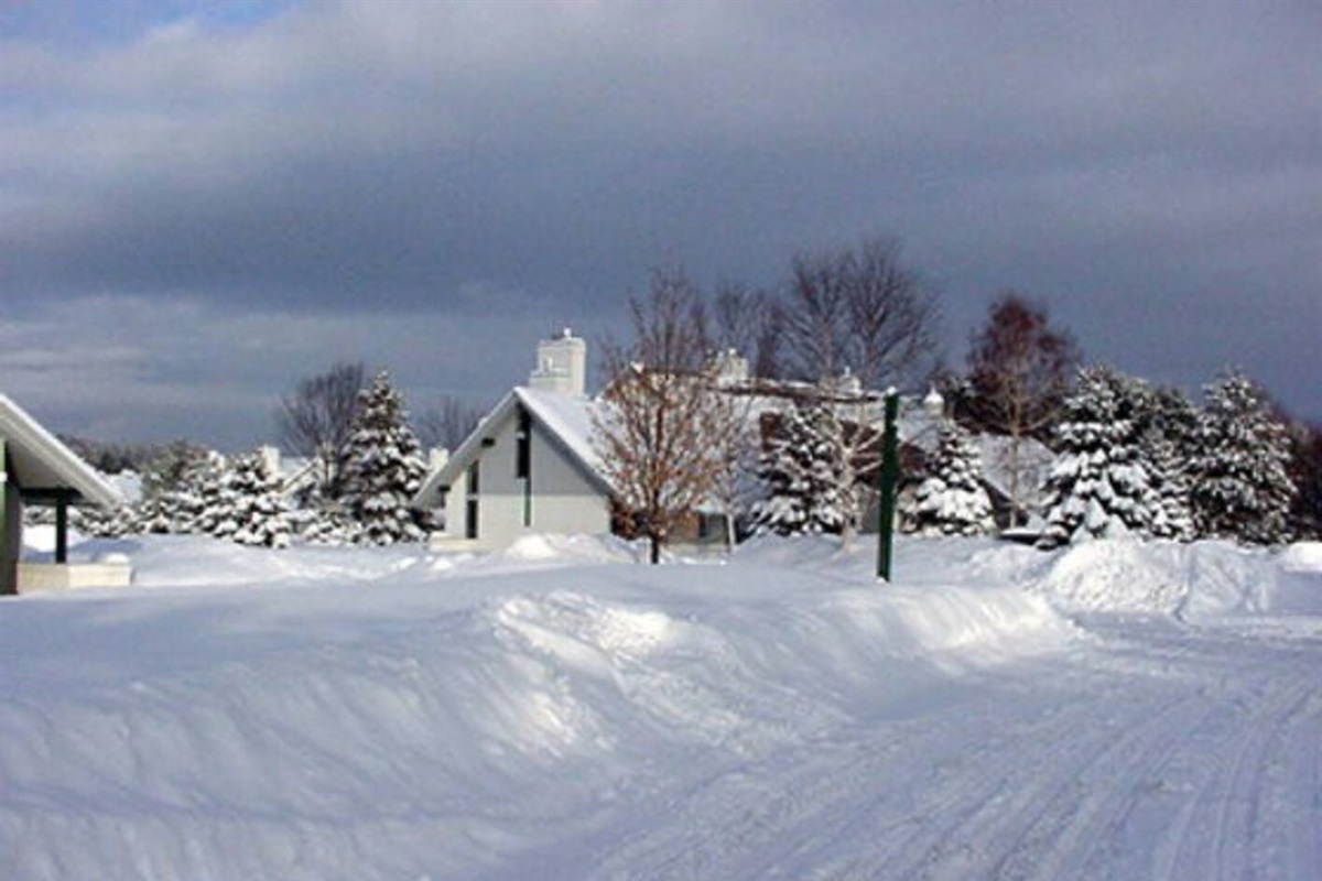 The Village Green in Winter.