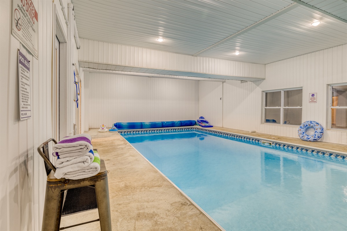 Huge Indoor Heated Pool