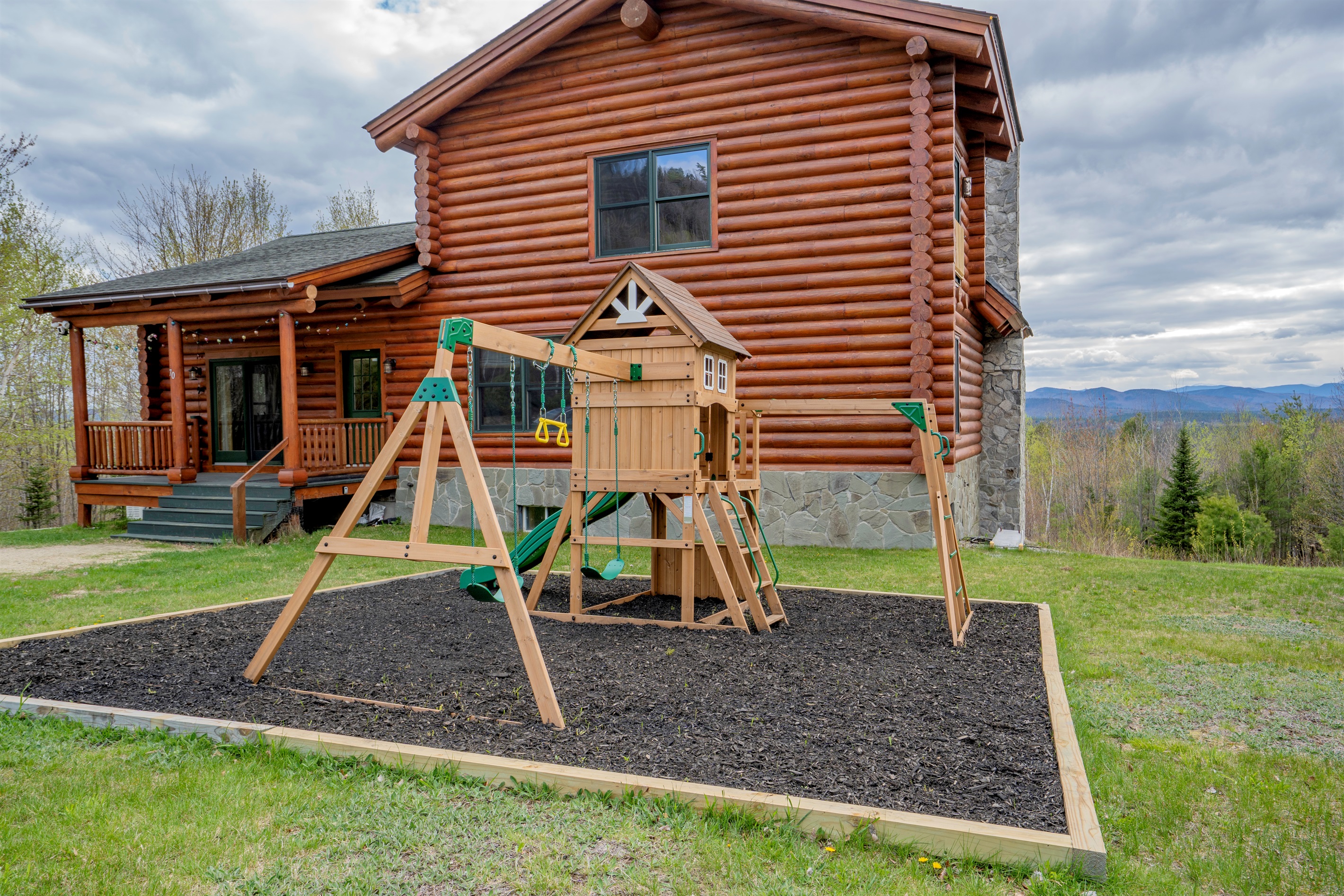 A safe and joyful playground space for little ones to enjoy.