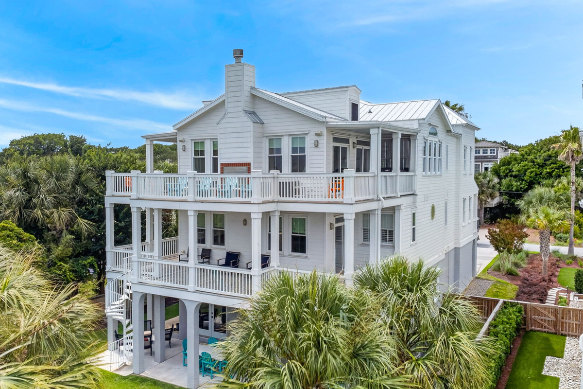 Back of House | Twin Palms | 914 Carolina Blvd | Isle of Palms, SC | IOP Escapes