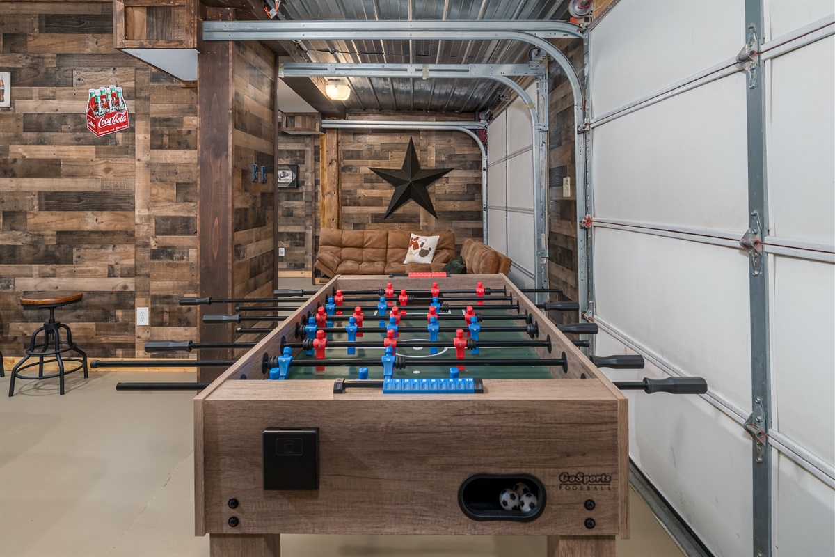 Foosball match if you so dare.
