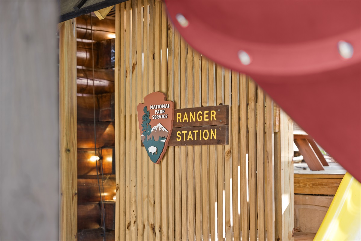 Our kids' ranger fort!