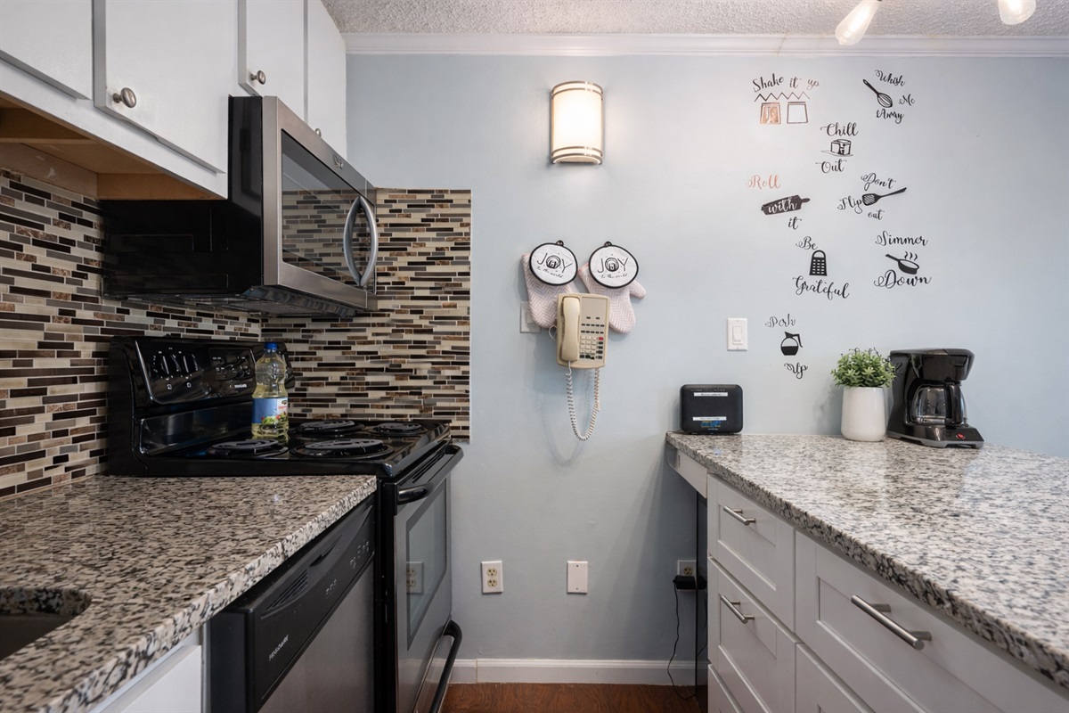 Enjoy a full home-away-from-home experience.