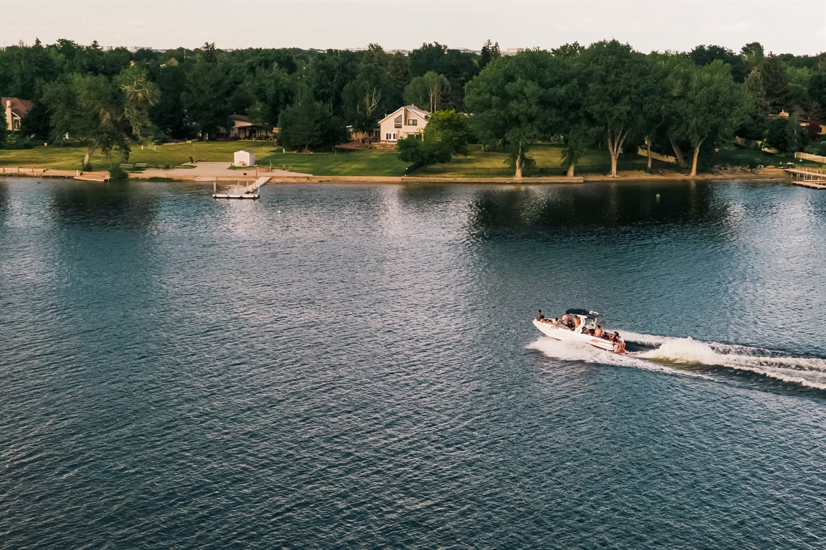 Lake life in motion.
