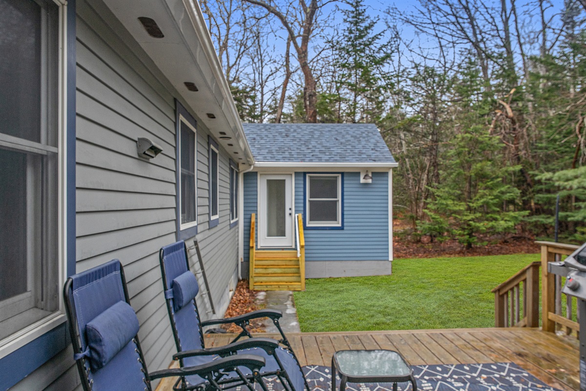 Back Deck - Back Bedroom Outdoor Entrance