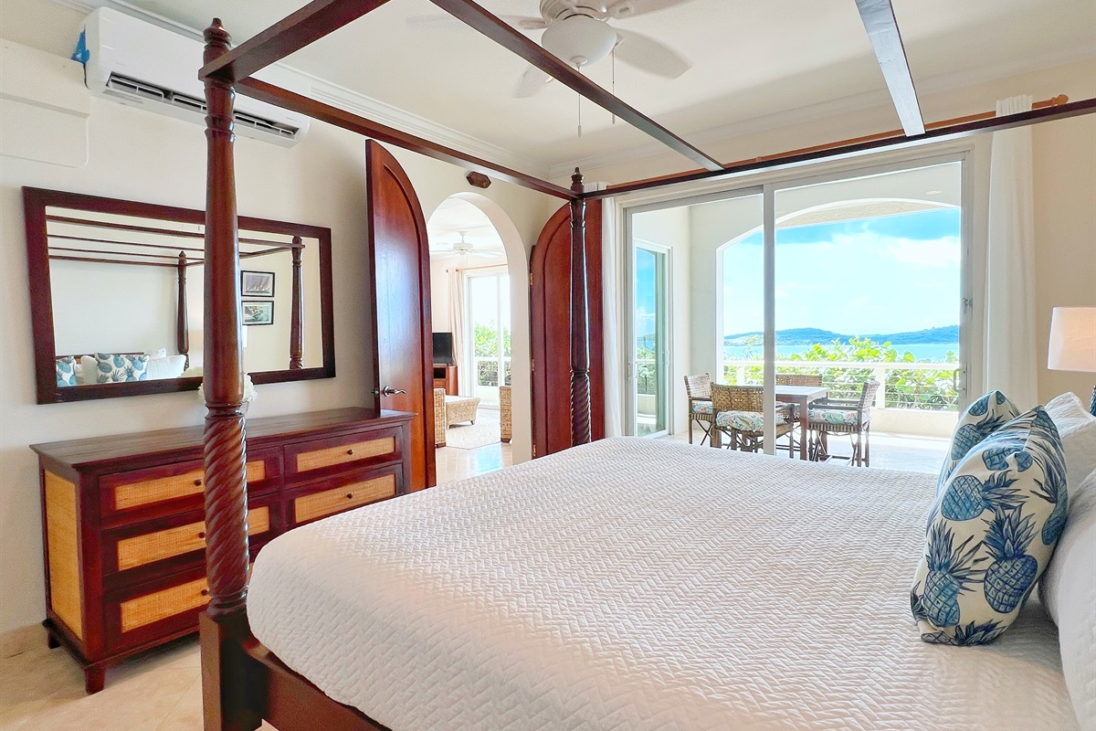 Your own private corner of the island&mdash;spacious bedrooms with a view.