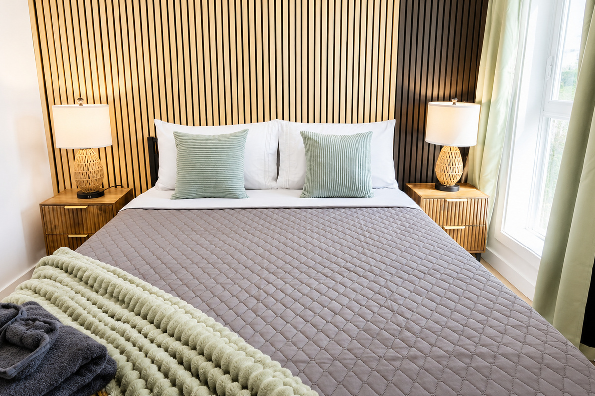 Queen bed