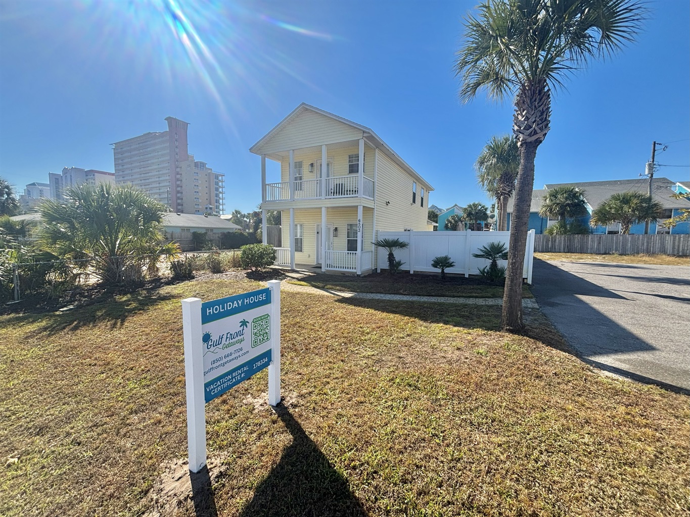 Front of the home