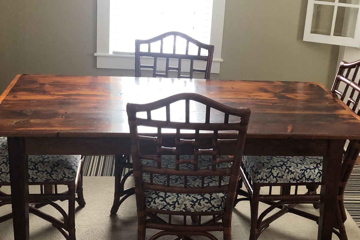 New dining room table