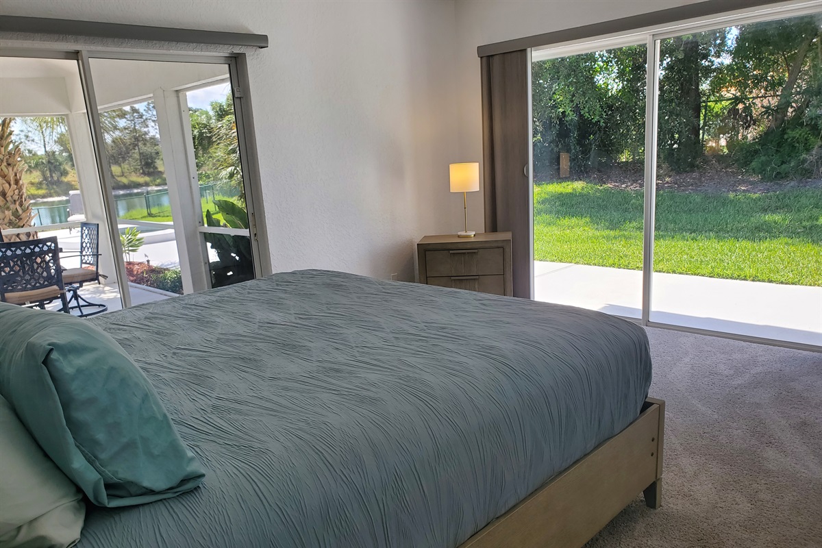 King Bedroom with Lanai access