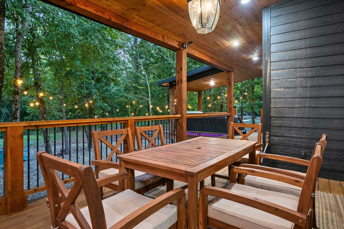 Enjoy your favorite meal in the beautiful outdoors!