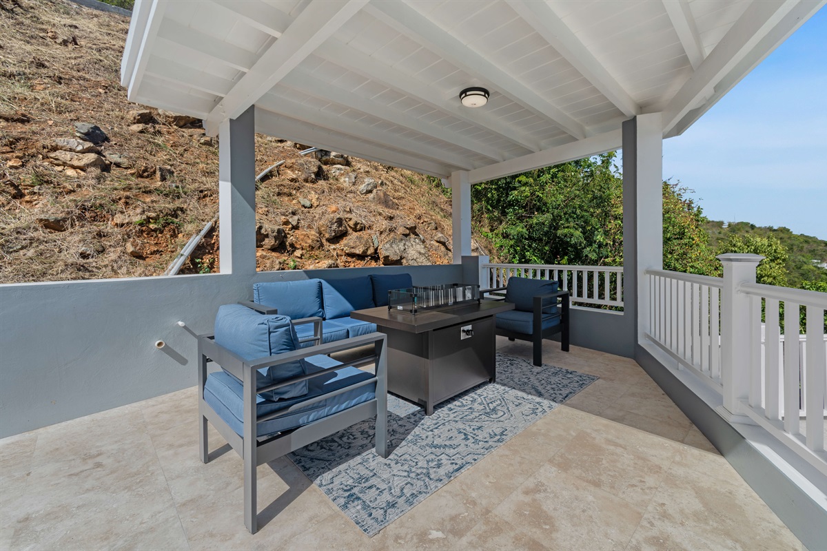 Lounge chairs for soaking up the Caribbean sun by the pool.
