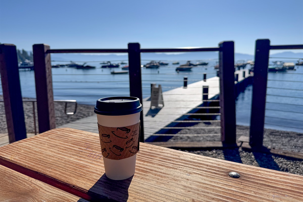 Start your morning by the lake.