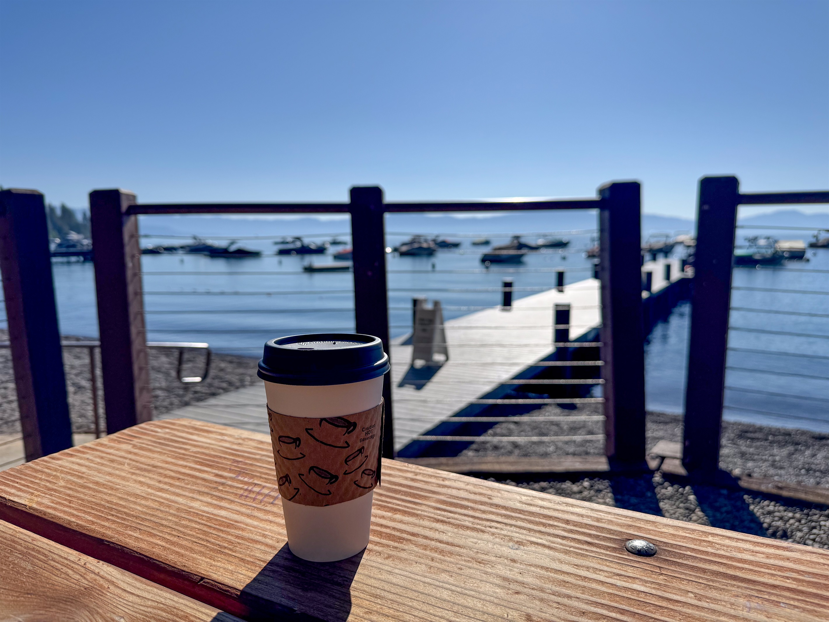 Start your morning by the lake.