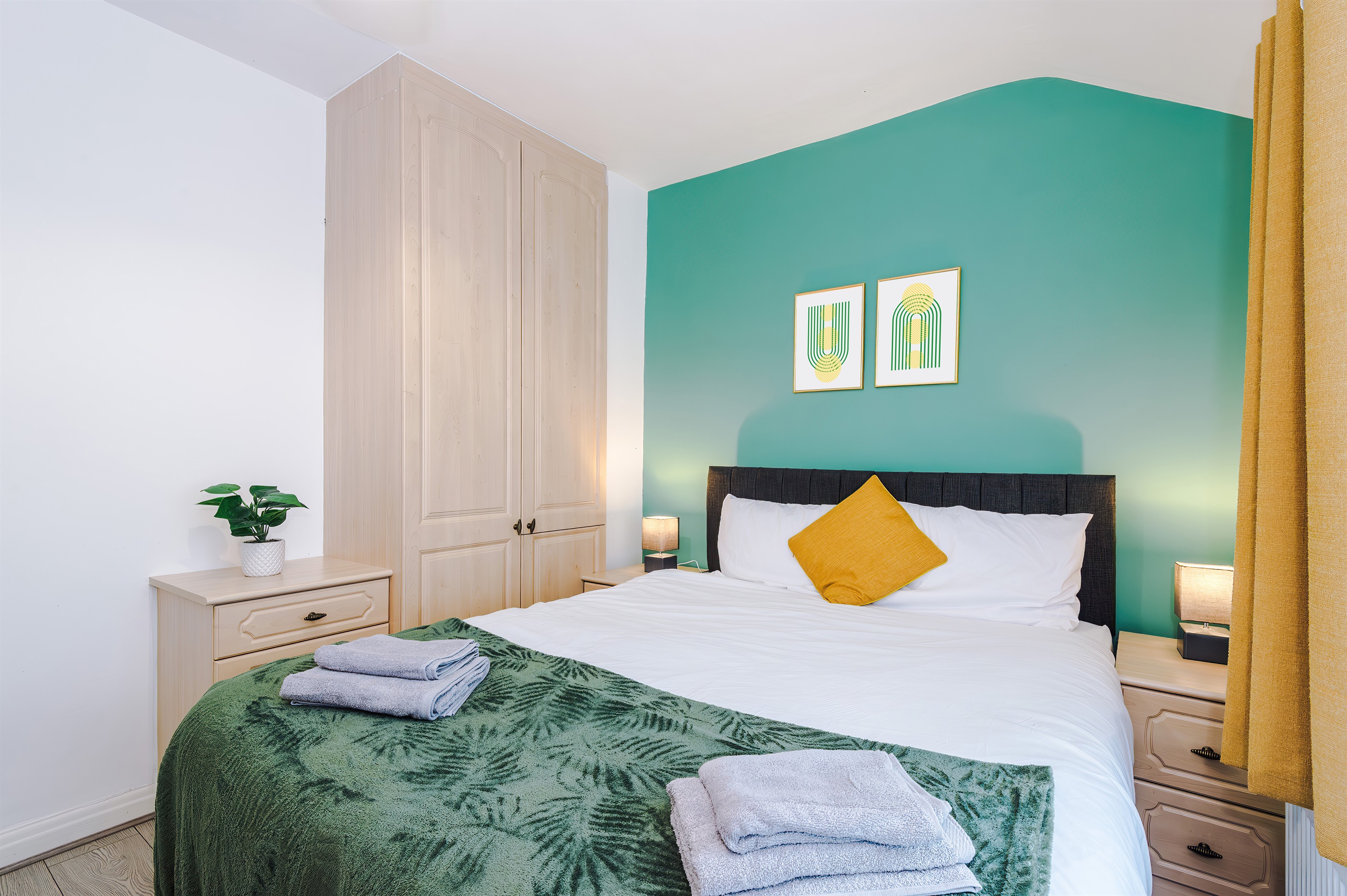 Bedroom 1 benefits from a hotel comfort king sized bed which can be arranged into 2 singles