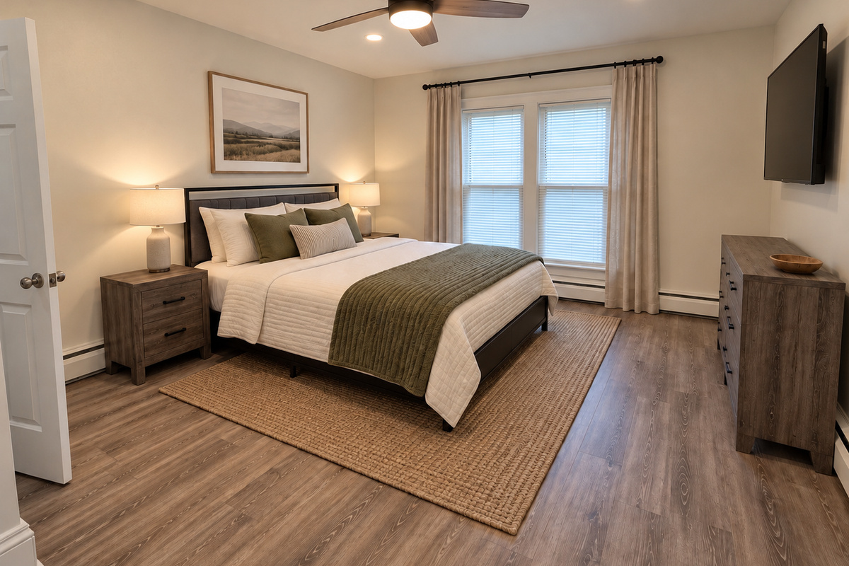 Queen bedroom #1