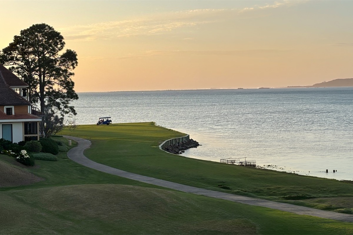Sunset view from Players Club
