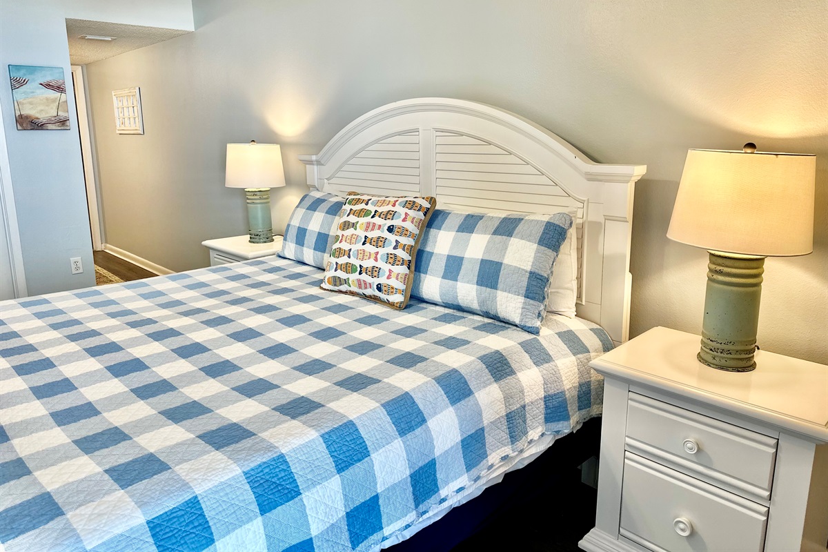 You'll love our master bedroom!