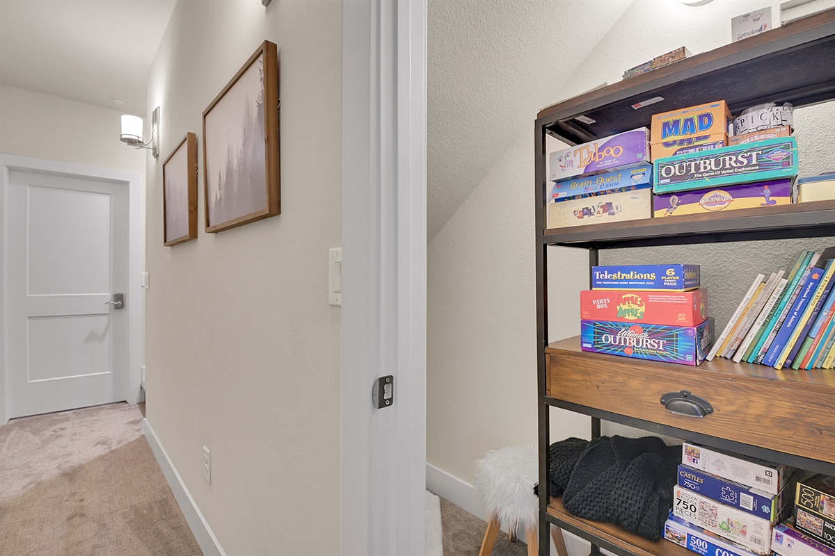 Games and books for the kids!