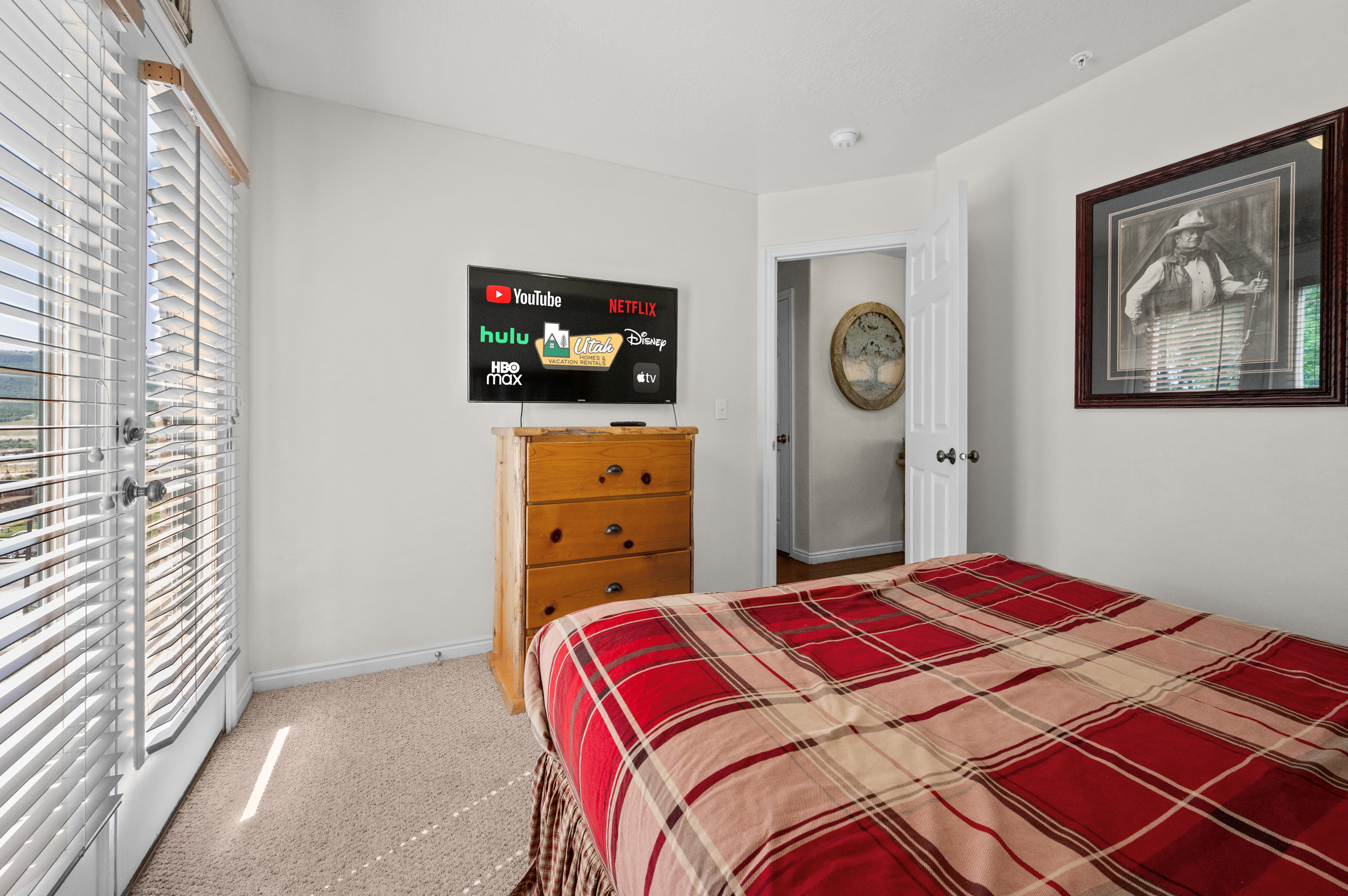 This room features a TV for relaxing after a long day of fun