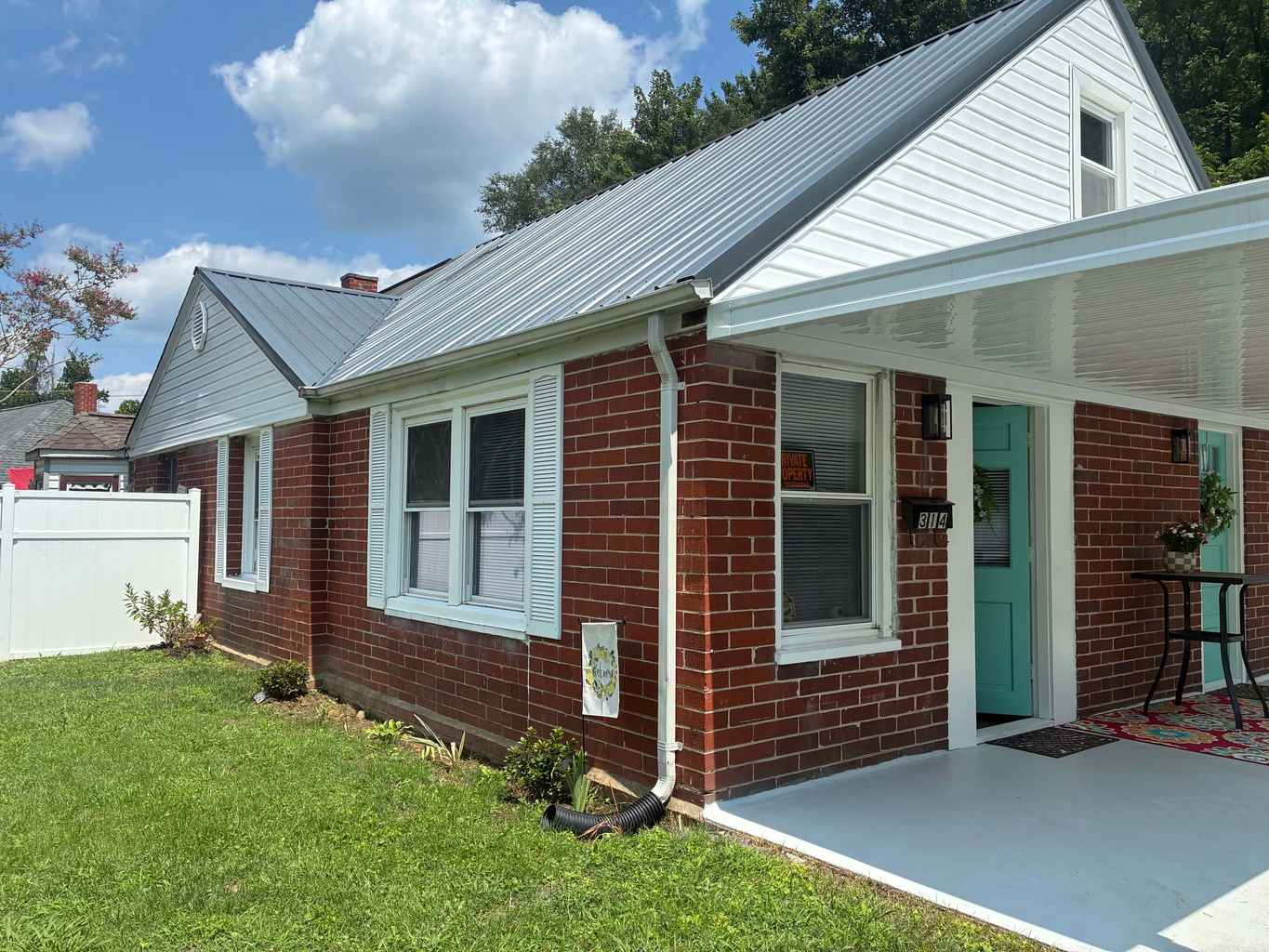 Exterior View of Home from Driveway