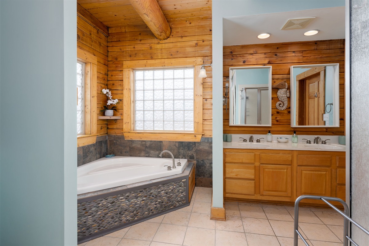 Master bathroom view