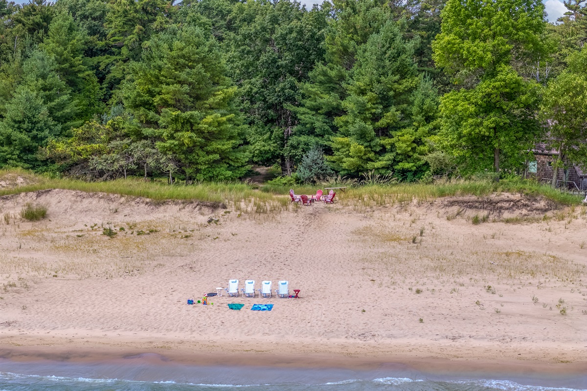 Private beach for you to enjoy all day.