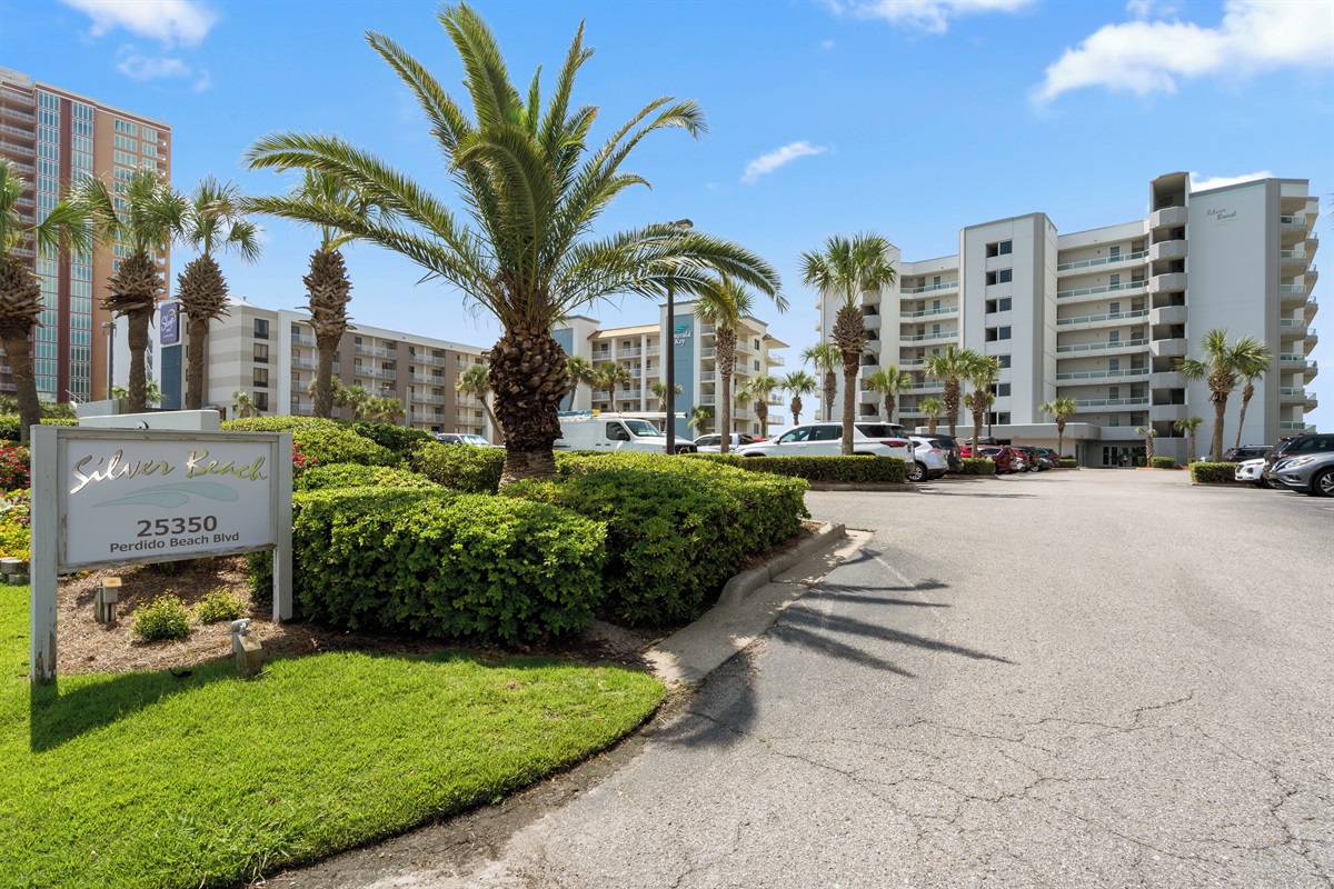 View of Silver Beach from the road