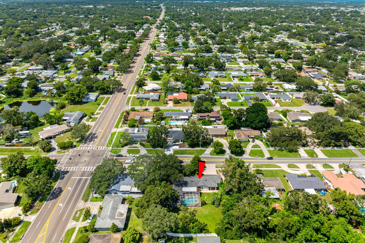 Aerial View of the Neighborhood