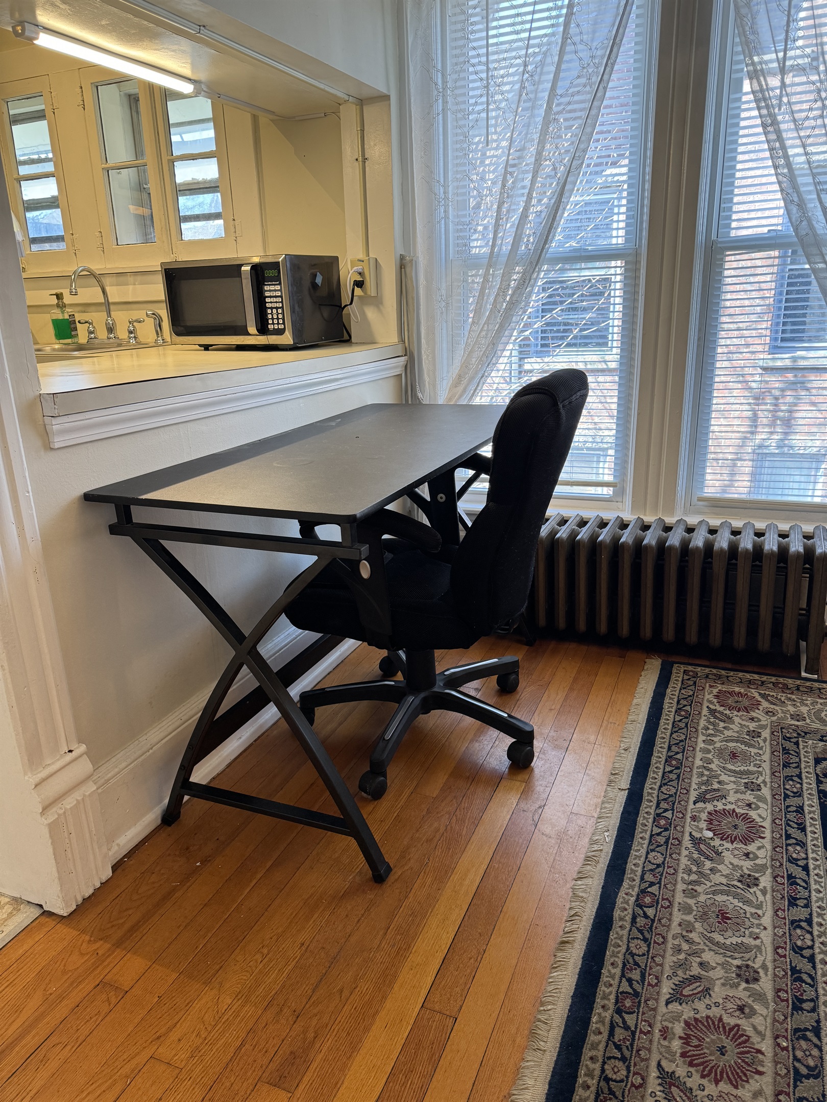 Desk space in dining room if you have to WFH!