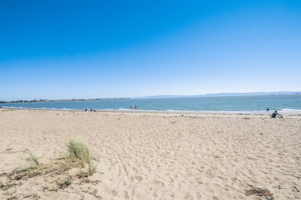 Alameda also has one of the Bay Area's longest stretch of sand beach at South Shore.