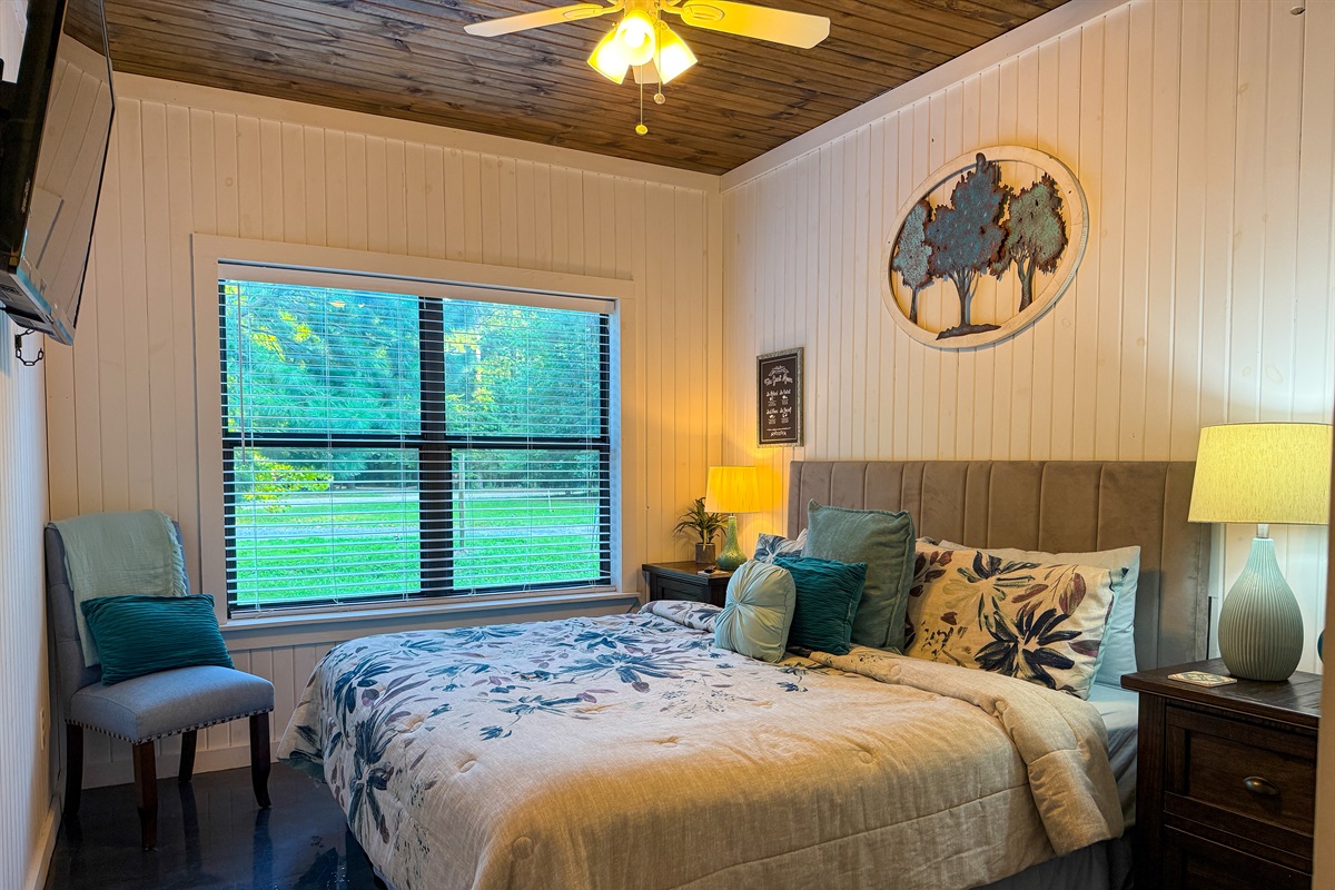 A cozy space to unwind after outdoor adventures.