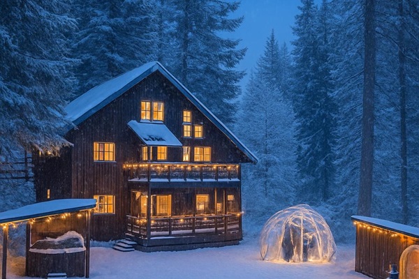 This winter photo was created with AI - updated winter photos to come soon