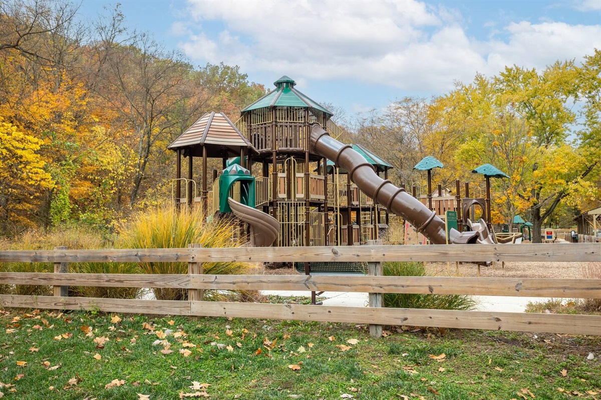 Happy Hollow Park just minutes from our house