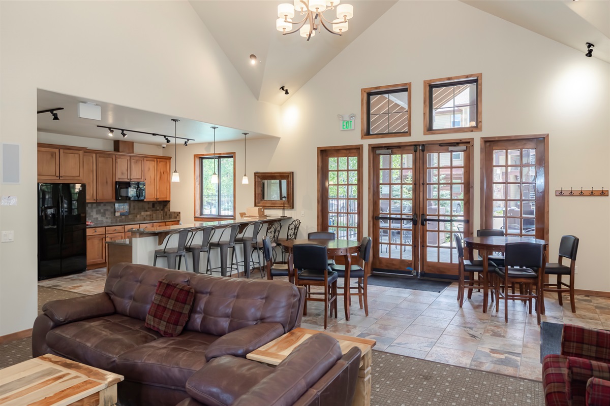 common area of clubhouse