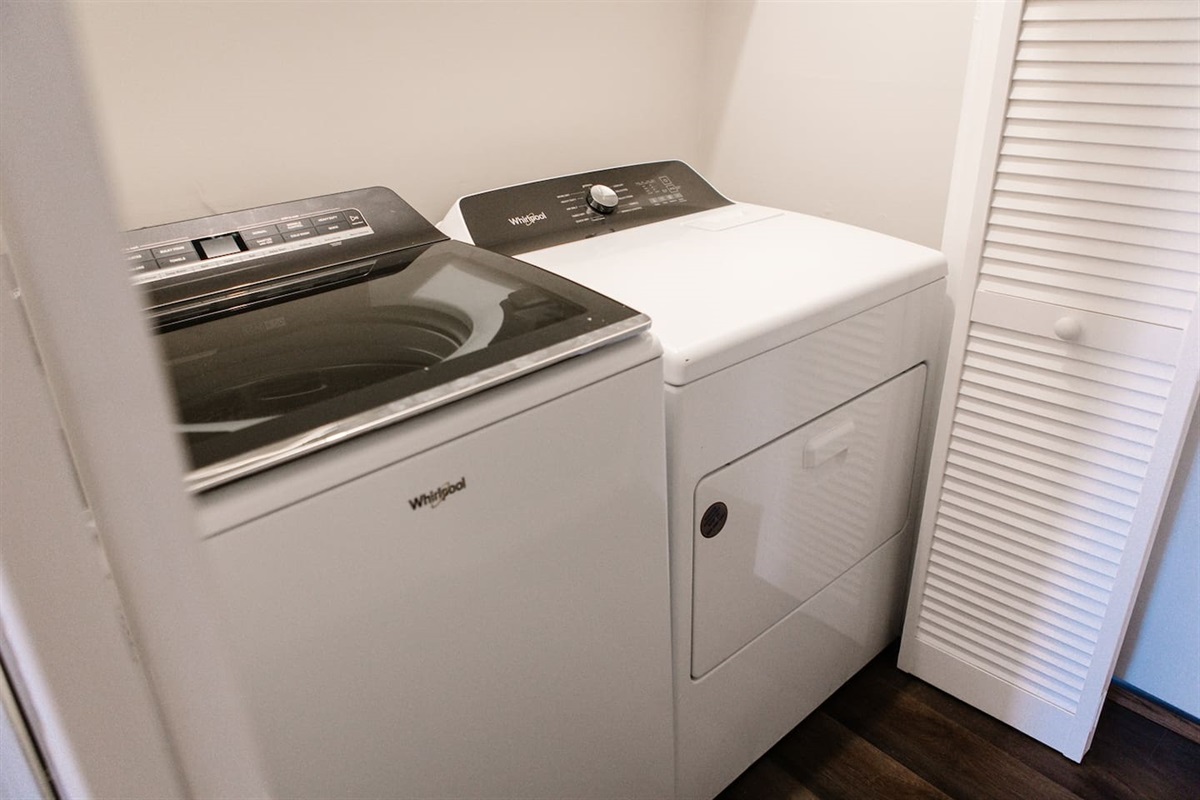 New Washer and Dryer