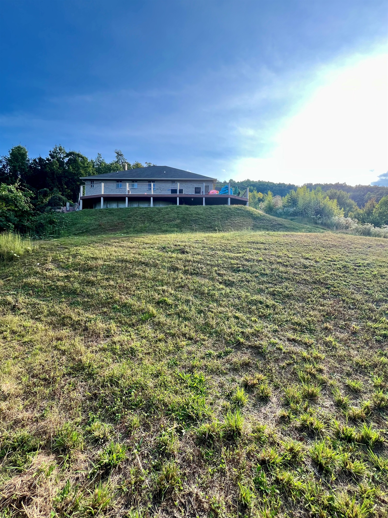View of Mountain Top Oasis from backyard