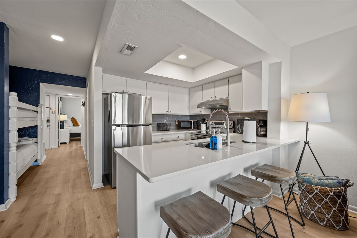 Modern kitchen ready for every meal