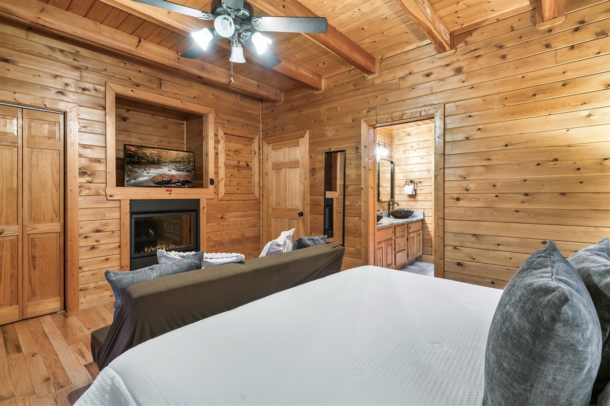 another view of the main floor master bedroom