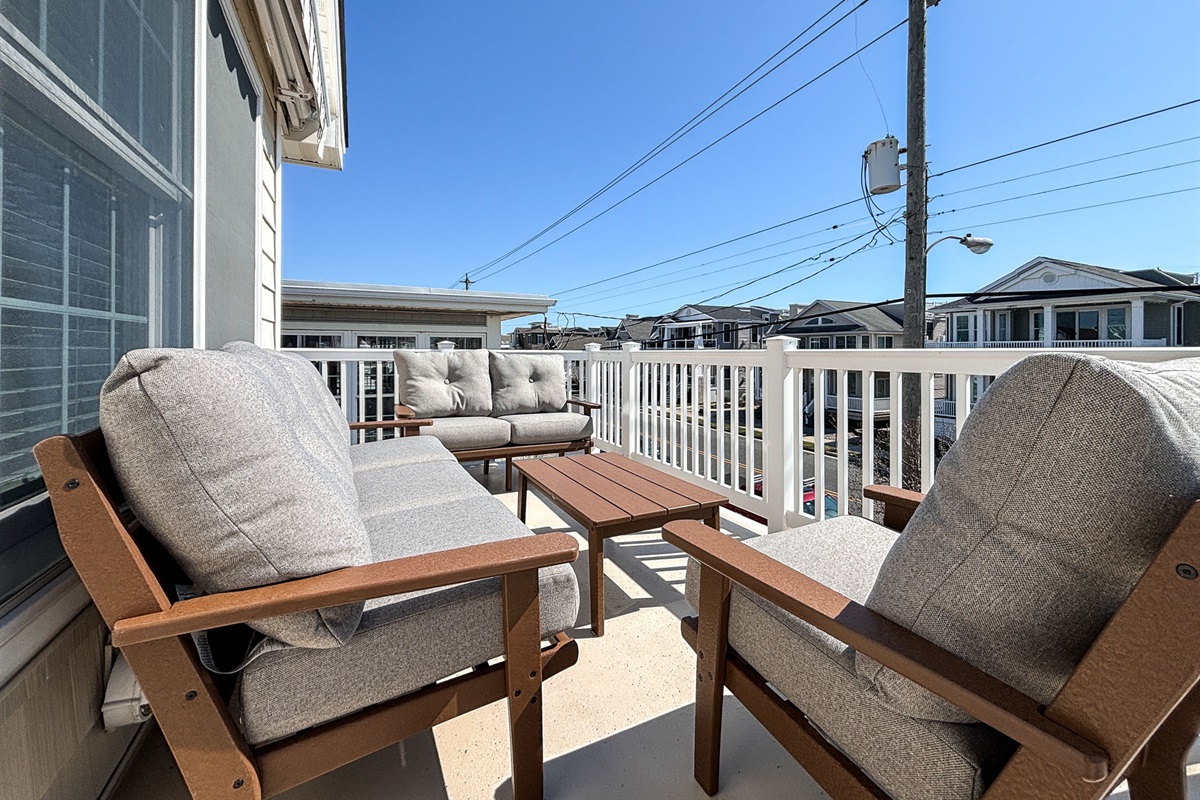 Outdoor sitting area