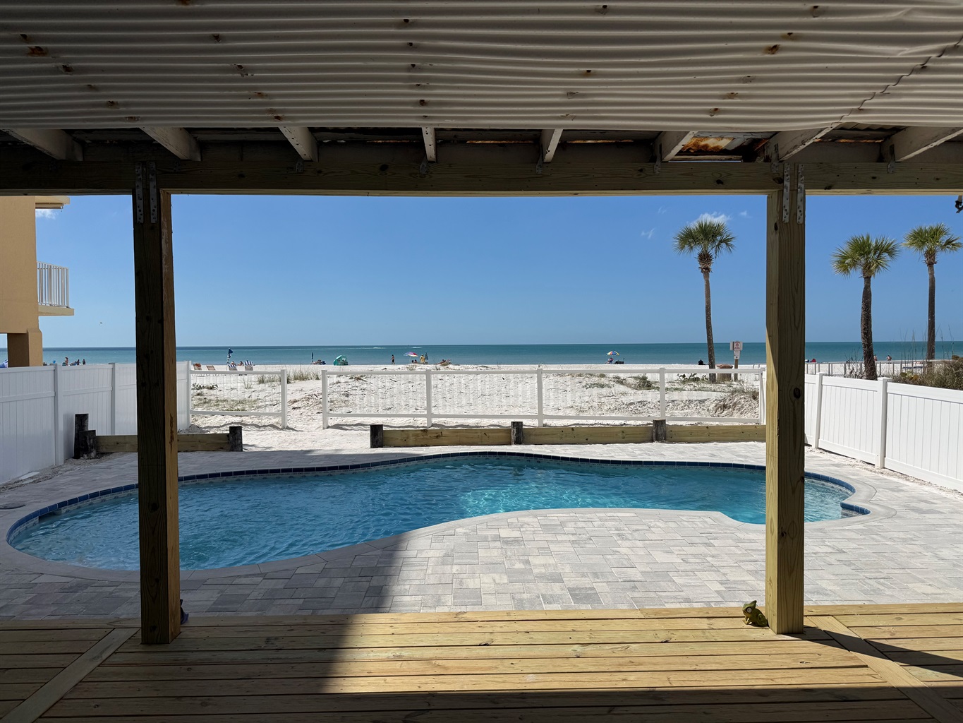 Beautiful Sunsets and a Beach View off your Private Deck Overlooking a Pool