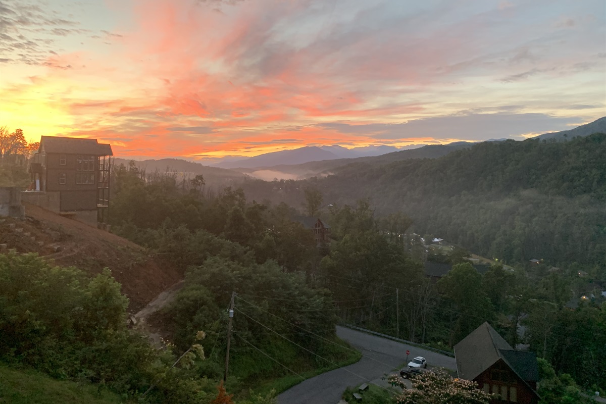 Enjoy your coffee from the deck and watch the sun rise