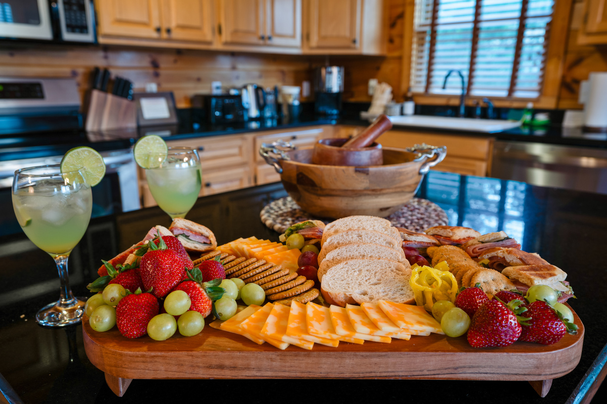 Plenty of room for entertaining in the kitchen and dining area