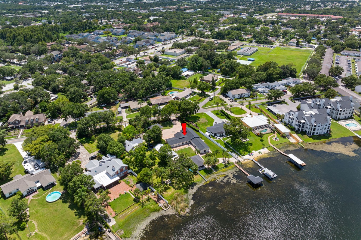 Aerial View of the Neighborhood