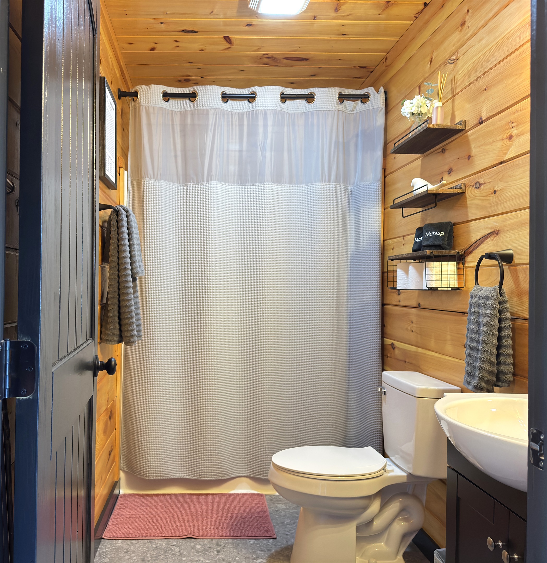 First floor hallway bathroom