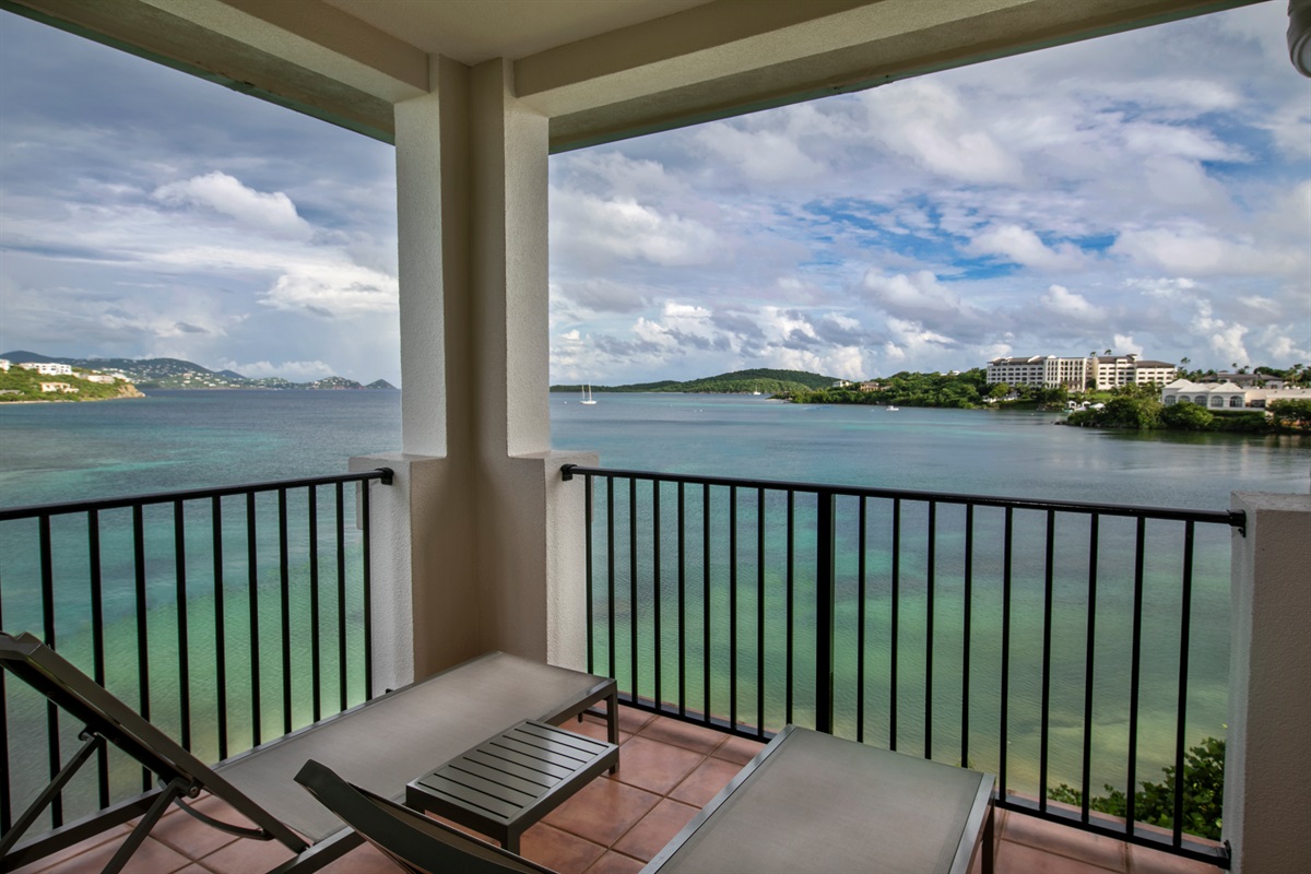 Private outdoor space at the Ritz-Carlton Residences, St. Thomas, perfect for enjoying tropical surroundings and the beachfront lifestyle of the U.S. Virgin Islands