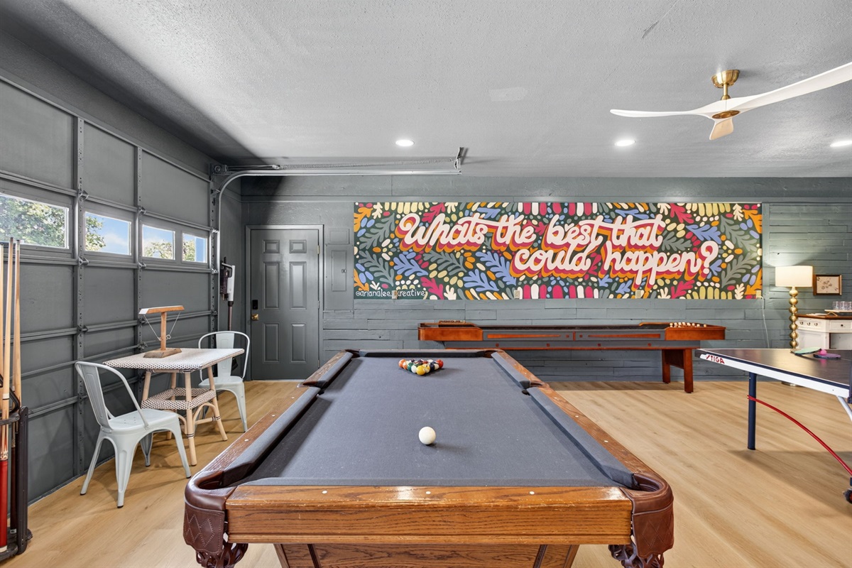 Game Room Pool Table