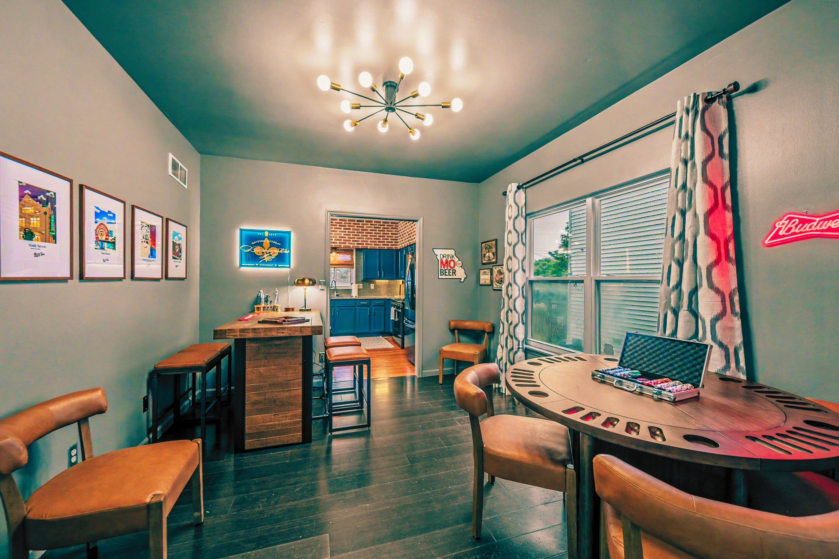 Gather for drinks, cards, and conversation in Brewmasters Hall.